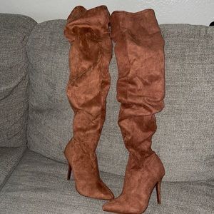 Over the Knee Heeled boots